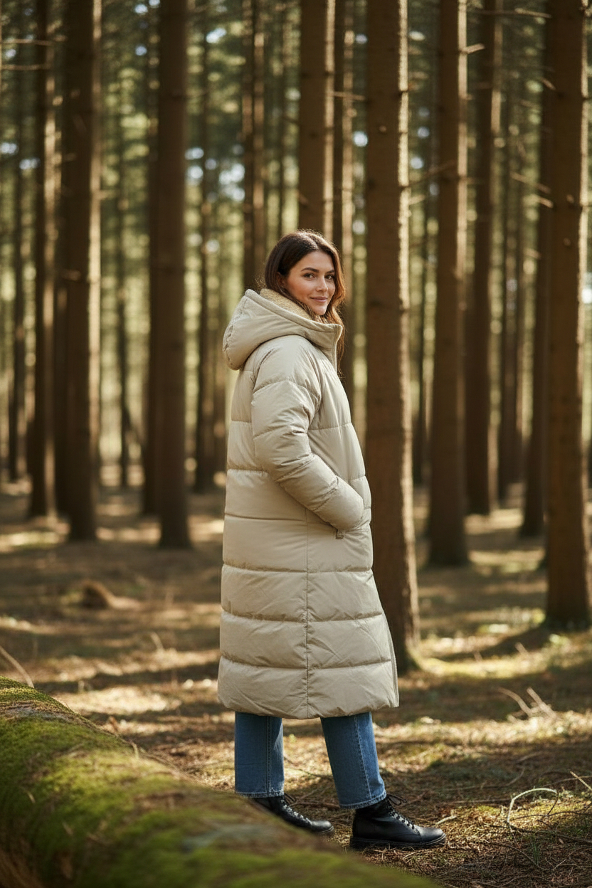 MAC Wendeparka, nature cream