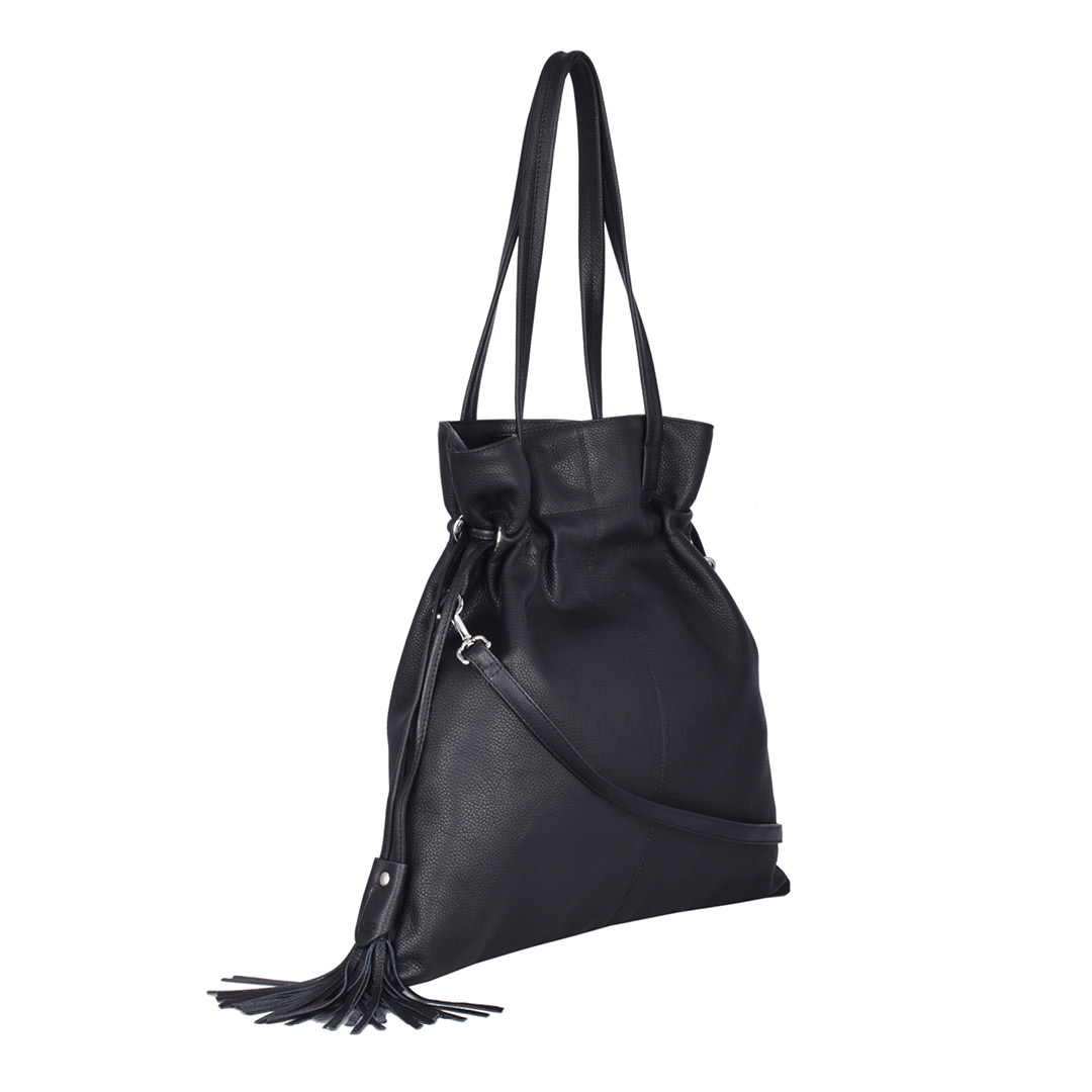 Santorini Shopper, black