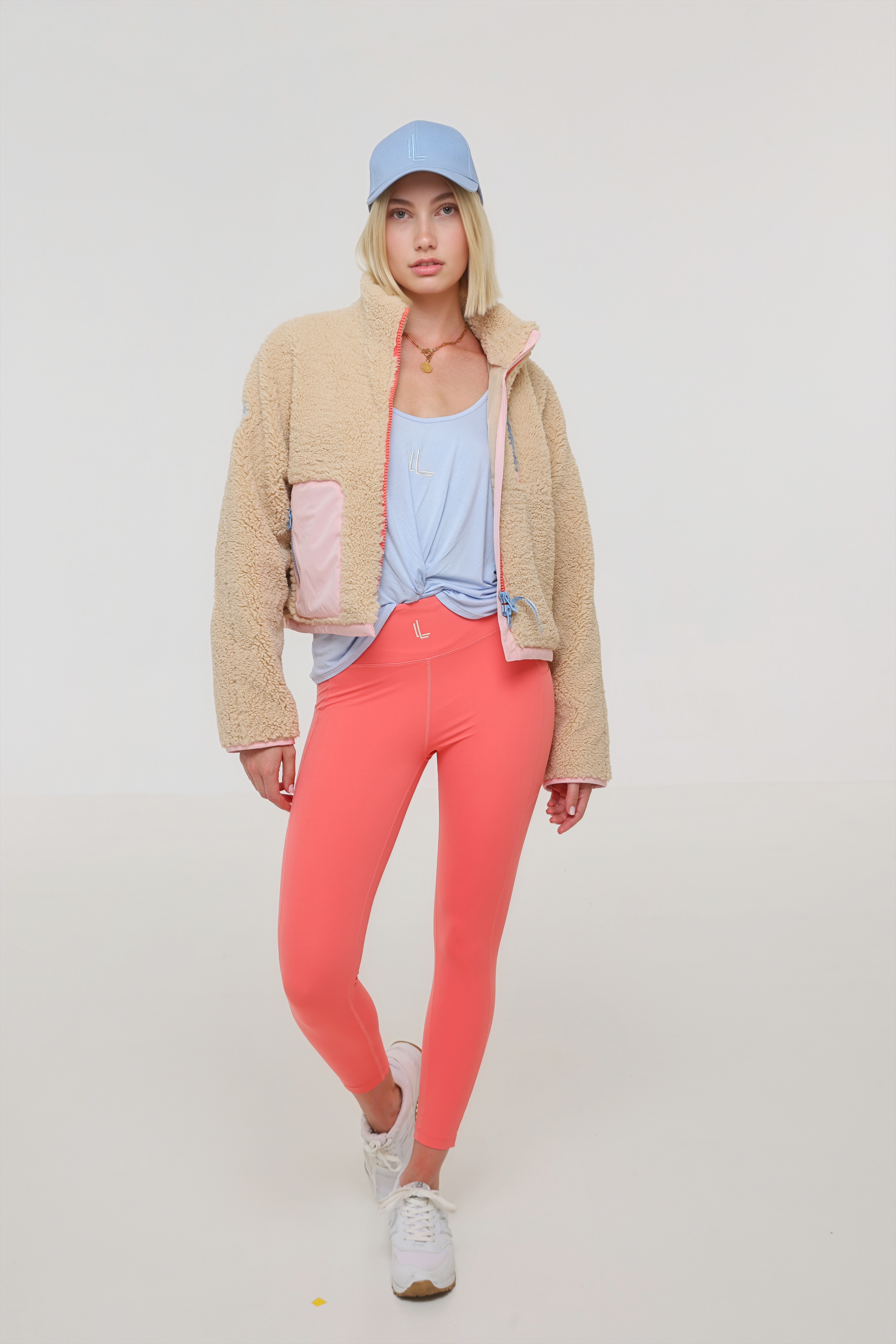 SIA Teddyjacke natur/ peach