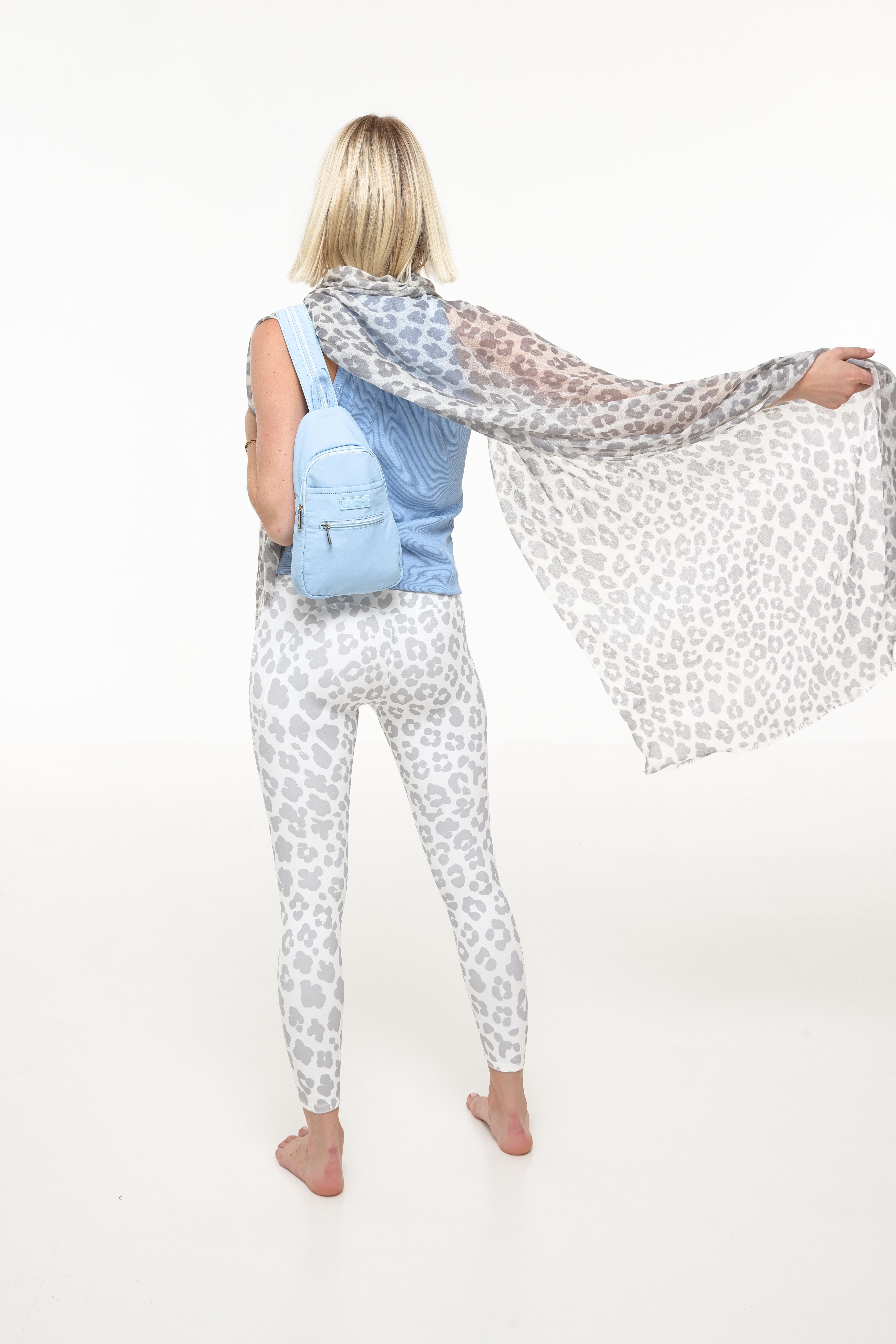 SITA Leggings light grey leo