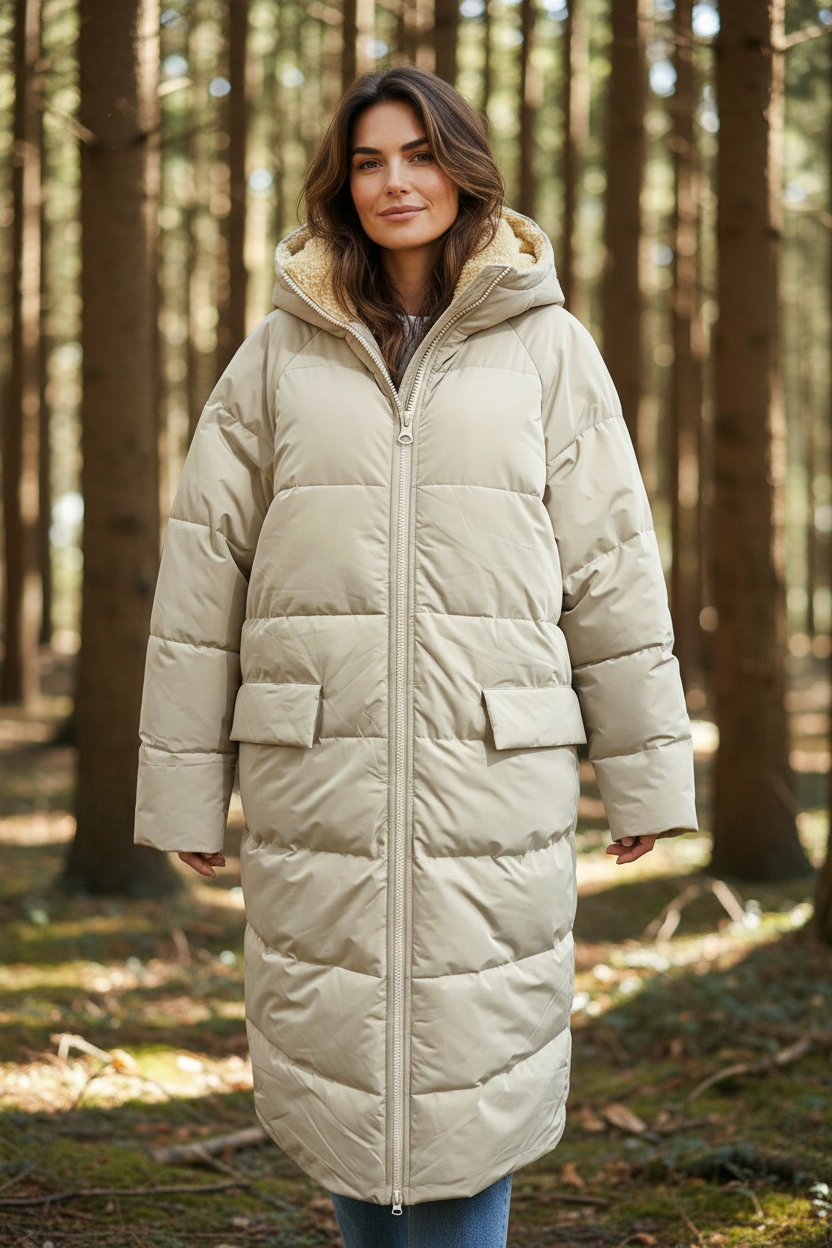 MAC Wendeparka, nature cream