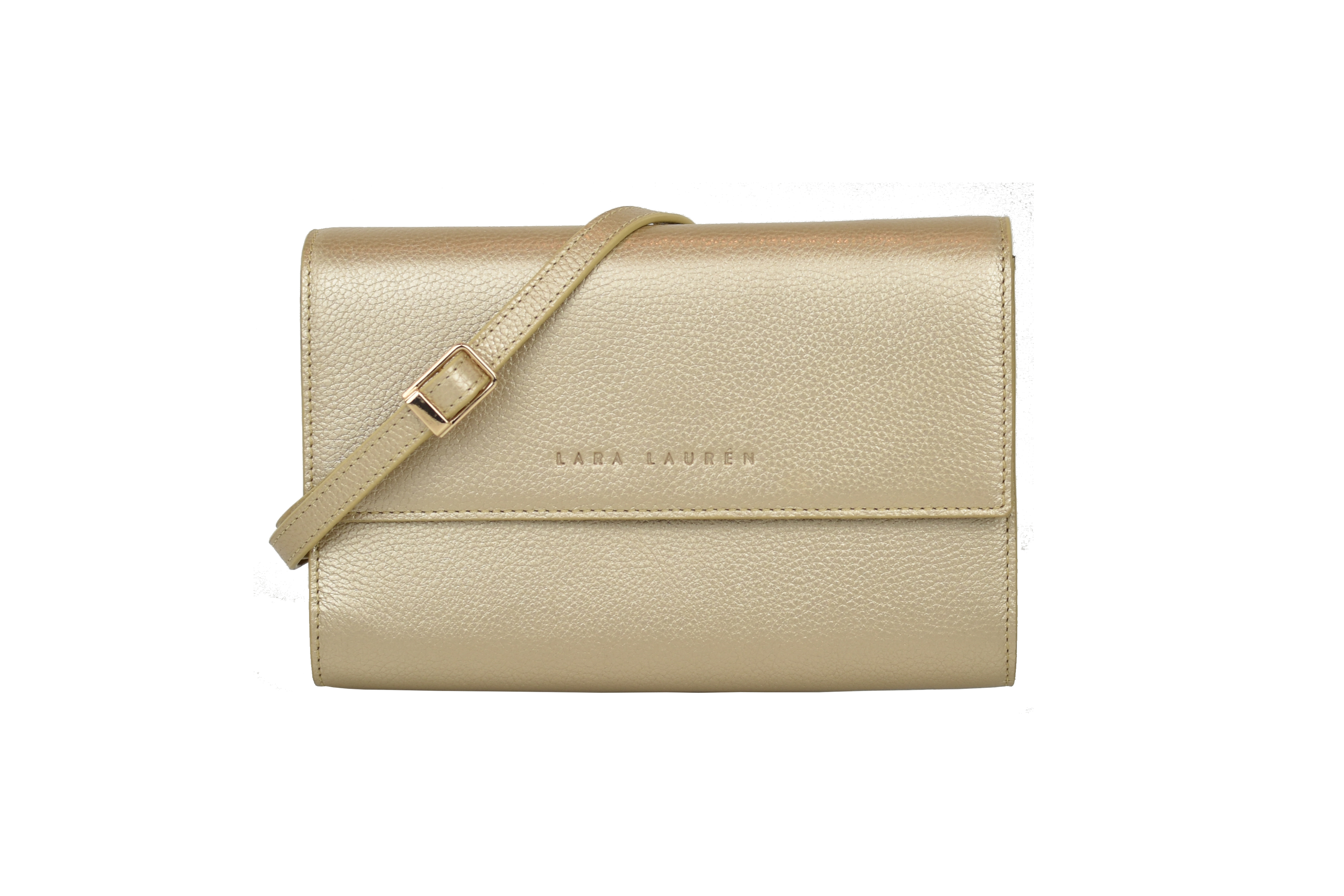 Clara clutch light, gold