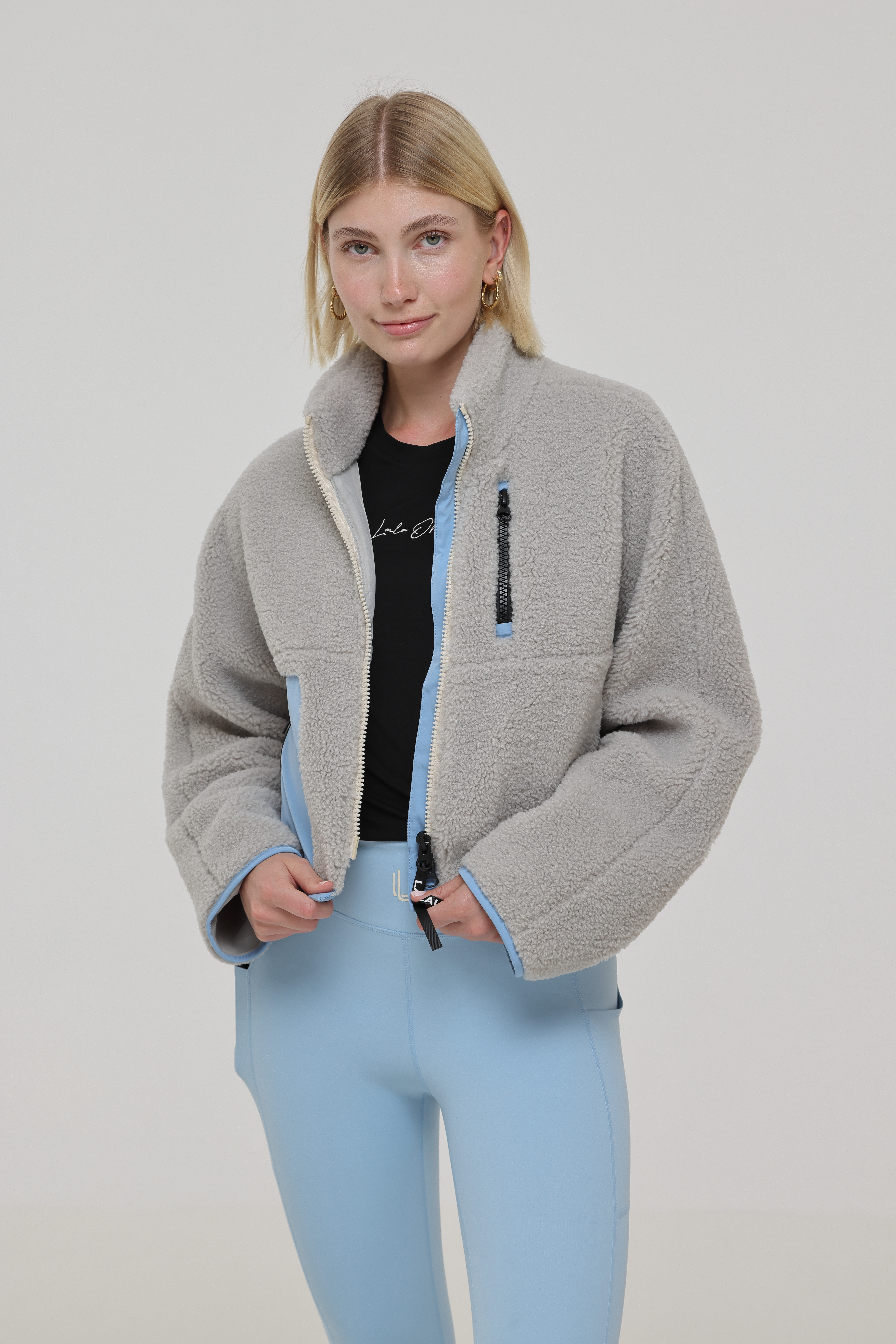 SIA Teddyjacke light grey