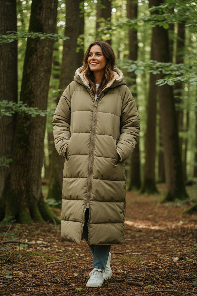 MAC Wendeparka, taupe