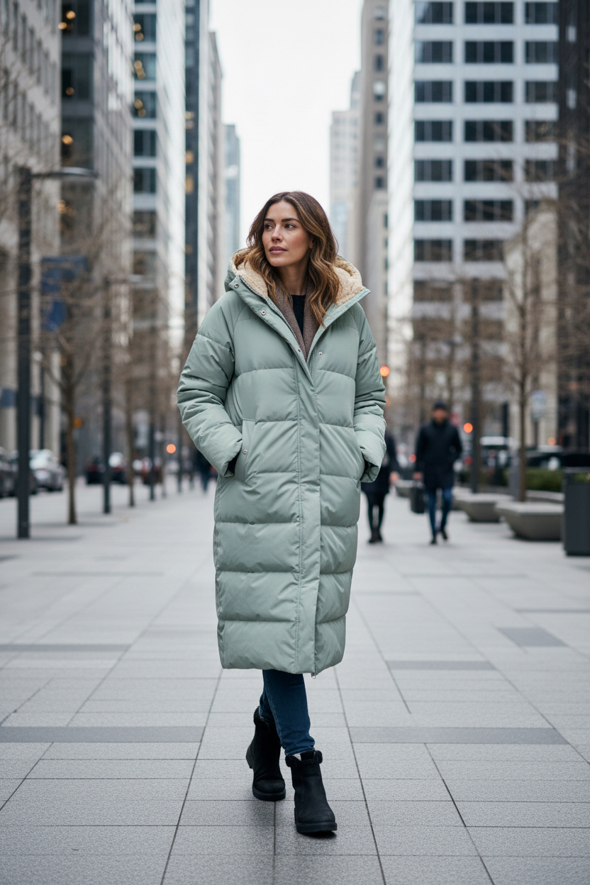 MAC Wendeparka, mint